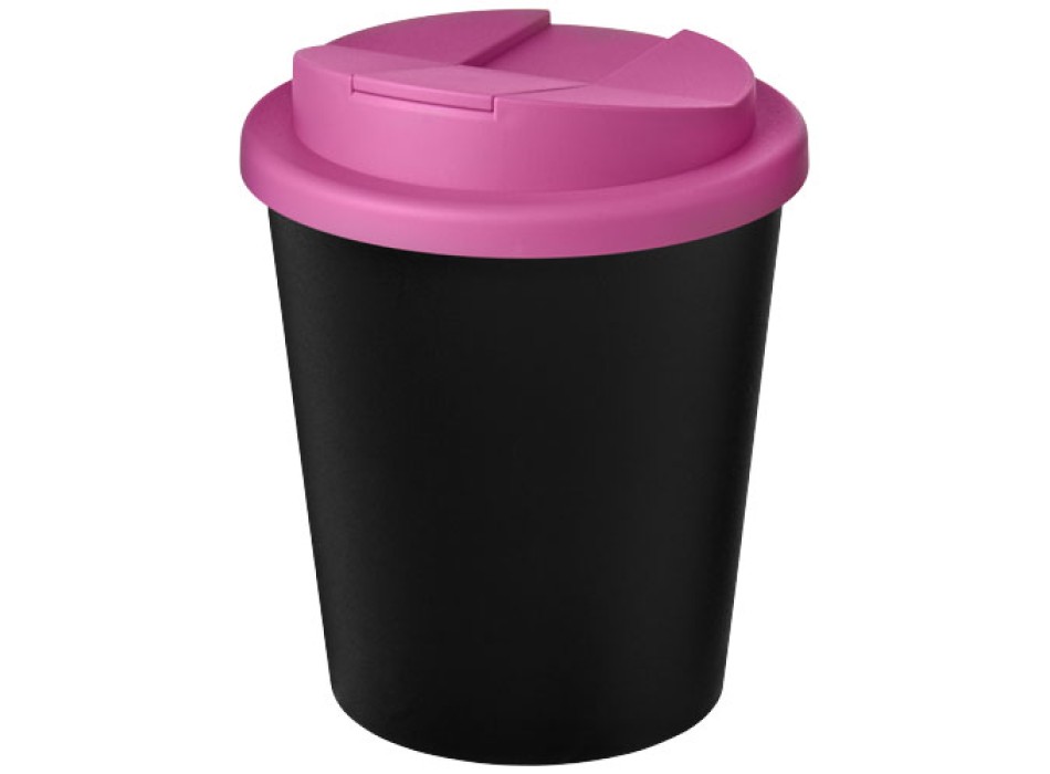Bicchiere Americano® Espresso Eco da 250 ml in materiale riciclato con coperchio a prova di perdita