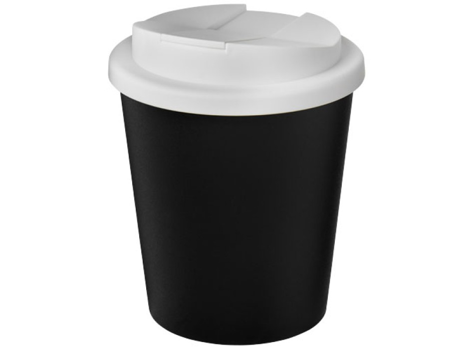 Bicchiere Americano® Espresso Eco da 250 ml in materiale riciclato con coperchio a prova di perdita