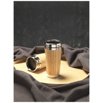 Bicchiere Bambus da 450 ml con esterno in bambù