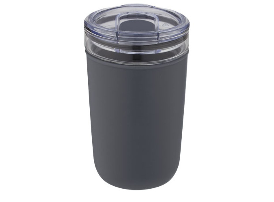 Bicchiere Bello da 420 ml in vetro con parete esterna in plastica riciclata