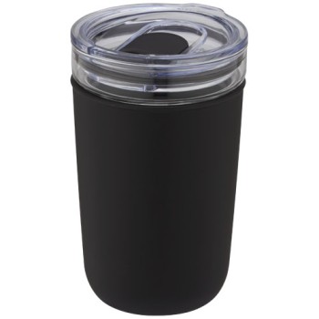 Bicchiere Bello da 420 ml in vetro con parete esterna in plastica riciclata