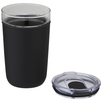 Bicchiere Bello da 420 ml in vetro con parete esterna in plastica riciclata