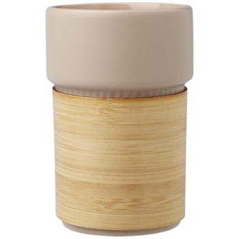 Bicchiere con custodia in bambù da 340 ml Fika