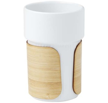 Bicchiere con custodia in bambù da 340 ml Fika