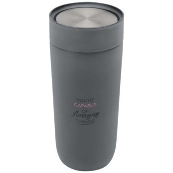 Bicchiere in acciaio inox certificato RCS da 350 ml Camden con rivestimento in ceramica
