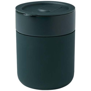 Bicchiere in ceramica con involucro in silicone e coperchio in plastica da 330 ml Java