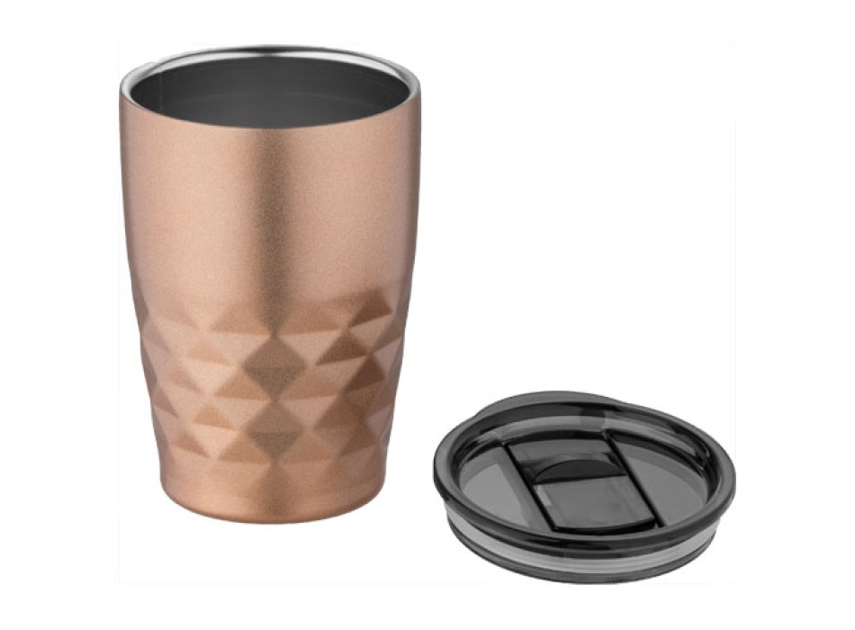 Bicchiere termico con isolamento sottovuoto Geo da 350 ml
