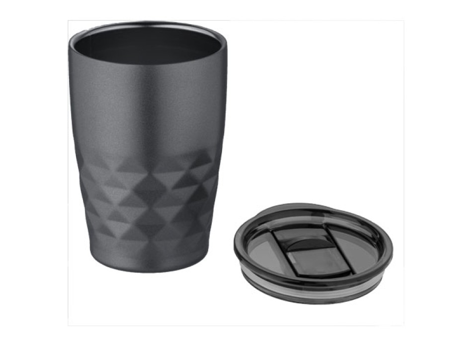 Bicchiere termico con isolamento sottovuoto Geo da 350 ml