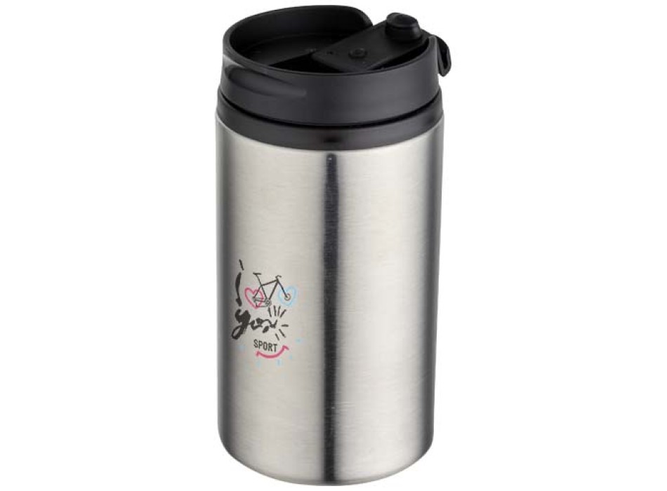 Bicchiere termico in acciaio inossidabile riciclato certificato RCS da 250 ml Mojave