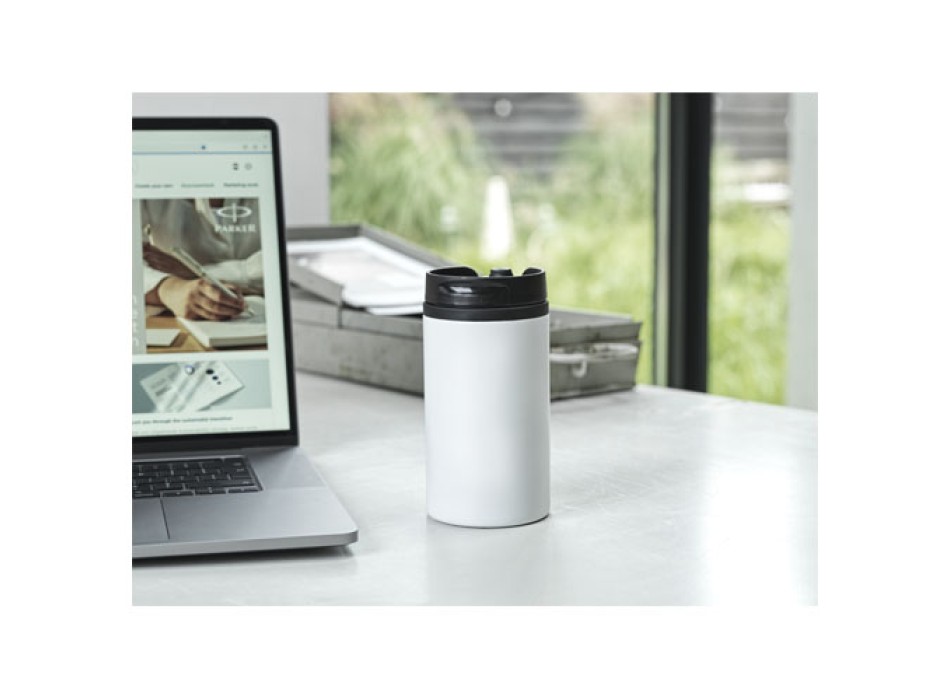 Bicchiere termico in acciaio inossidabile riciclato certificato RCS da 250 ml Mojave