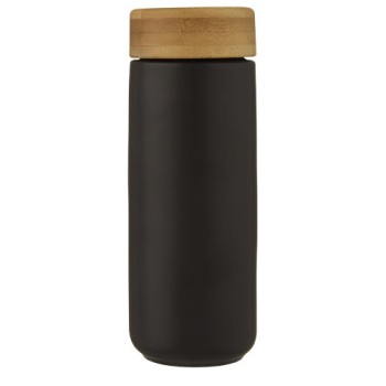 Bicchiere termico in ceramica con coperchio in bambù da 300 ml Lumi