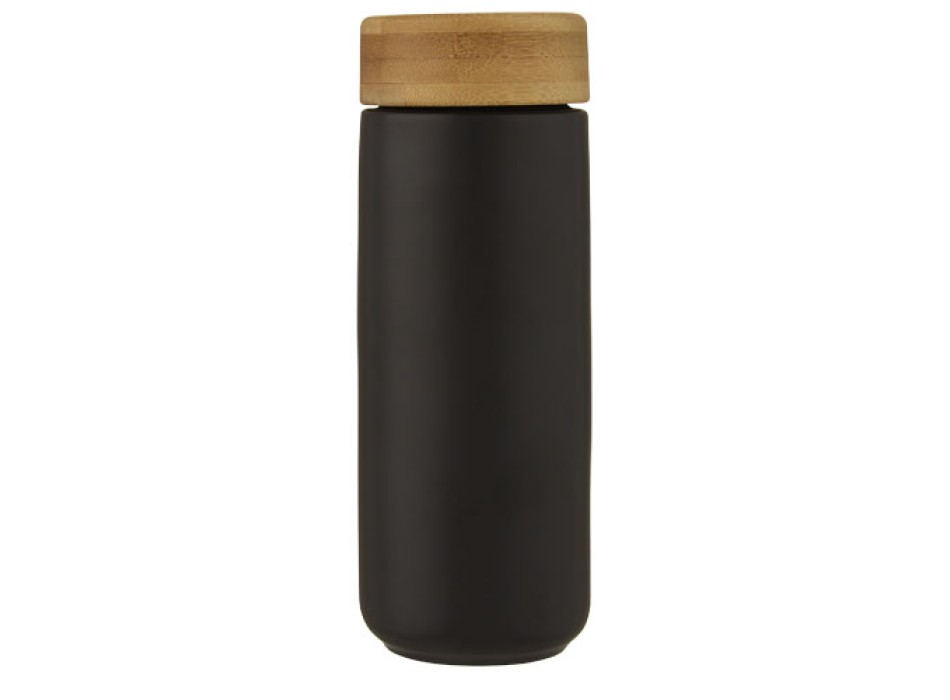 Bicchiere termico in ceramica con coperchio in bambù da 300 ml Lumi
