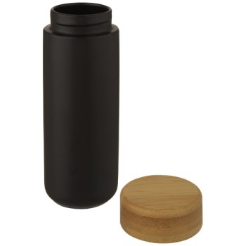 Bicchiere termico in ceramica con coperchio in bambù da 300 ml Lumi