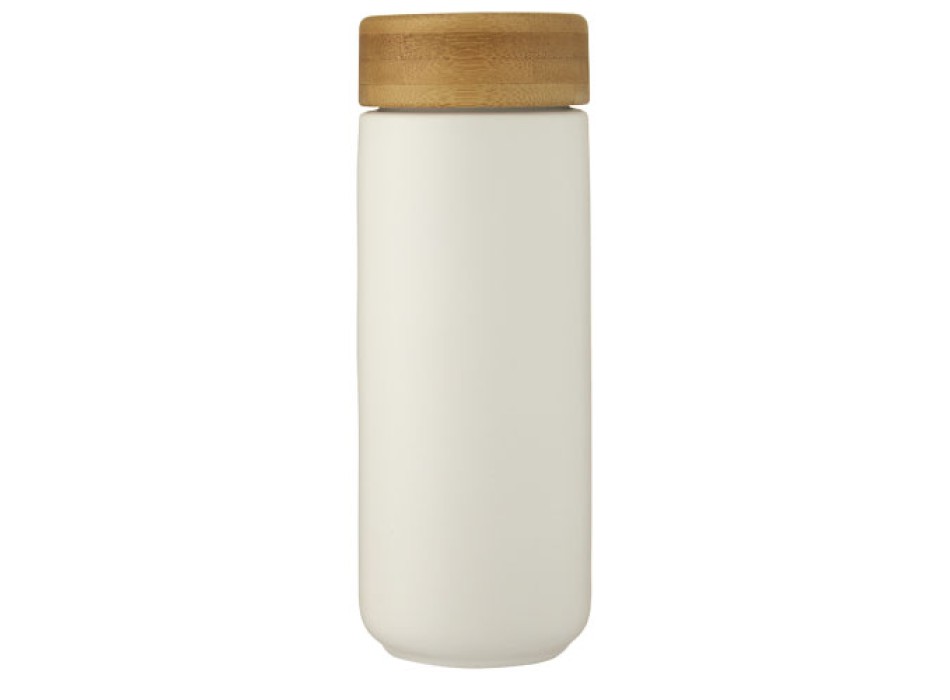 Bicchiere termico in ceramica con coperchio in bambù da 300 ml Lumi