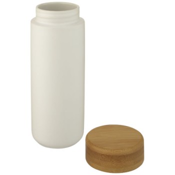 Bicchiere termico in ceramica con coperchio in bambù da 300 ml Lumi