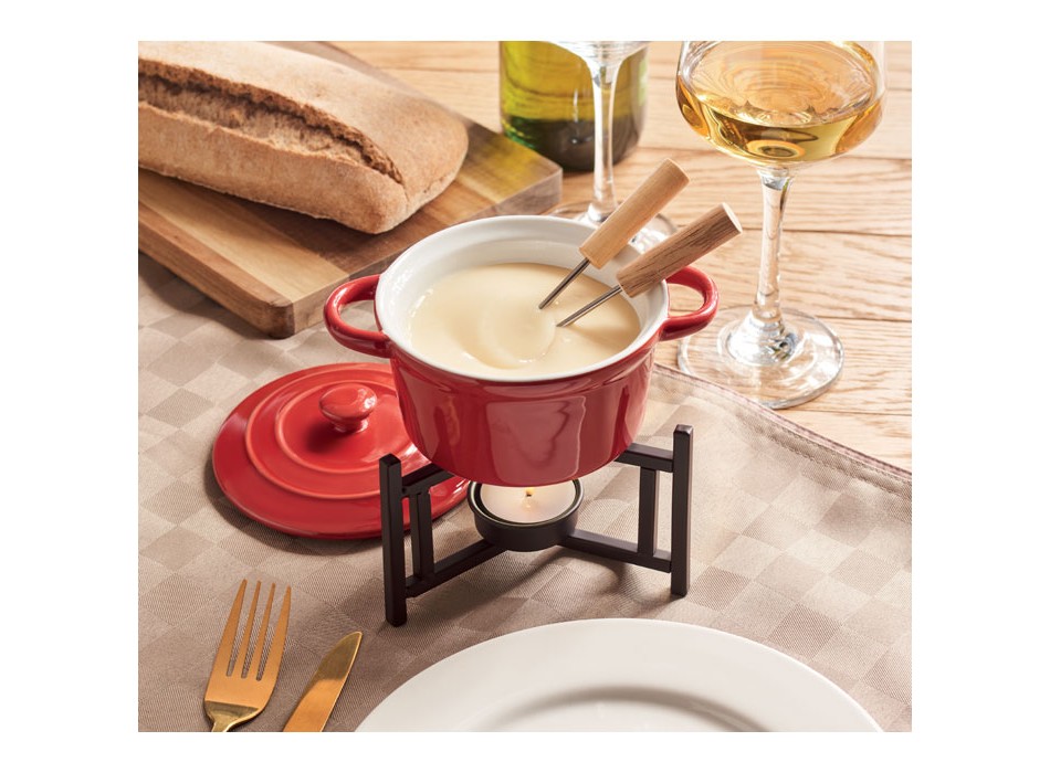 BIG KASE - Set fonduta in ceramica 300 ml