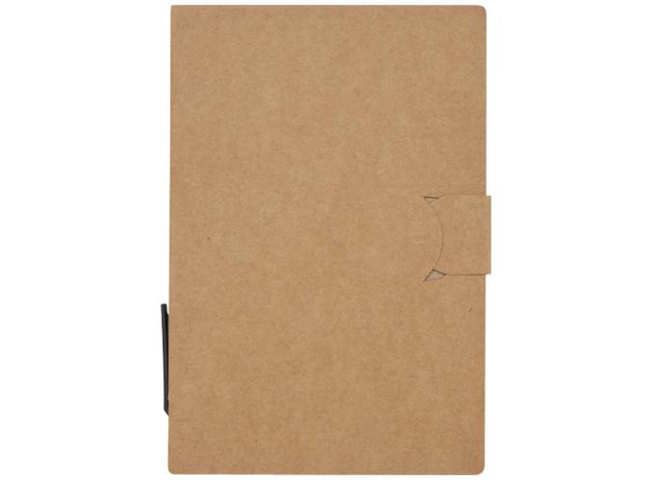 Blocchetto con foglietti adesivi e penna a sfera Swift (inchiostro nero)