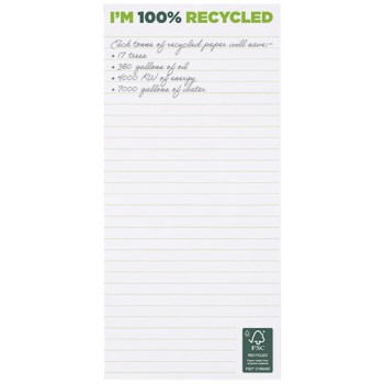Blocco note 1/3 A4 in carta riciclata Desk-Mate®