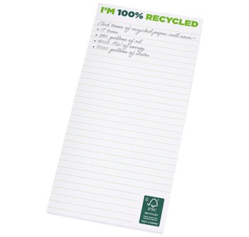 Blocco note 1/3 A4 in carta riciclata Desk-Mate®
