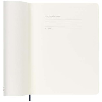 Blocco note 12 mesi formato XL con copertina morbida Moleskine