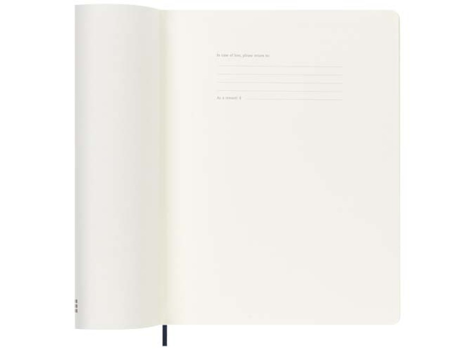 Blocco note 12 mesi formato XL con copertina morbida Moleskine