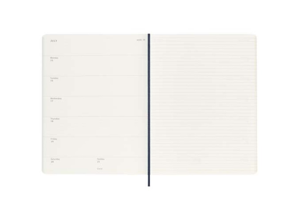 Blocco note 12 mesi formato XL con copertina morbida Moleskine