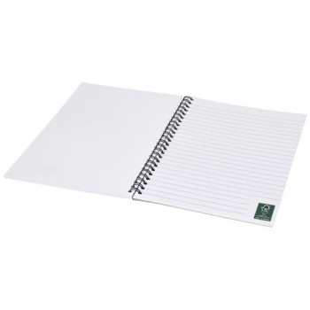 Blocco note a spirale A4 con copertina posteriore stampata Desk-Mate®