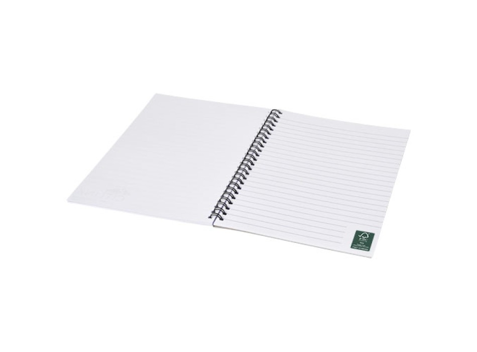 Blocco note a spirale A4 con copertina posteriore stampata Desk-Mate®