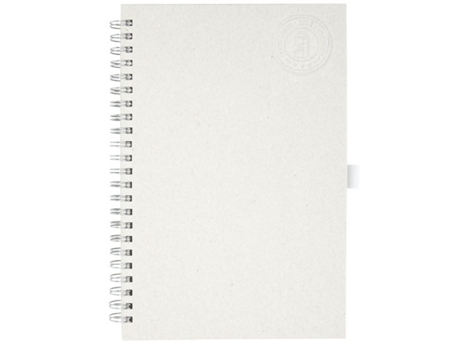 Blocco note a spirale Dairy Dream in formato A5 realizzato con cartoni del latte riciclati