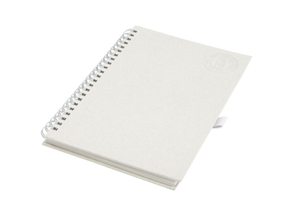 Blocco note a spirale Dairy Dream in formato A5 realizzato con cartoni del latte riciclati