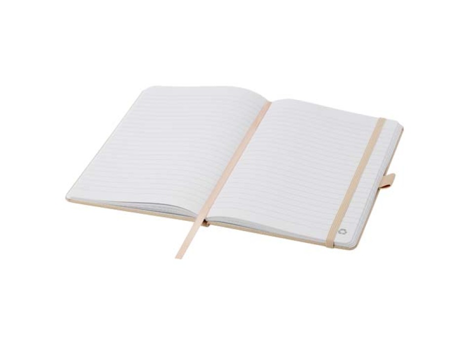 Blocco note A5 in carta riciclata con cover in PET riciclato Honua