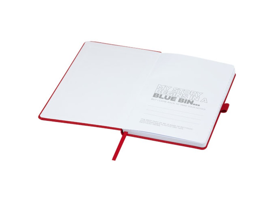 Blocco note A5 in carta riciclata con cover in PET riciclato Honua