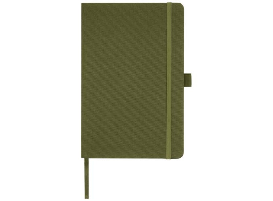 Blocco note A5 in carta riciclata con cover in PET riciclato Honua