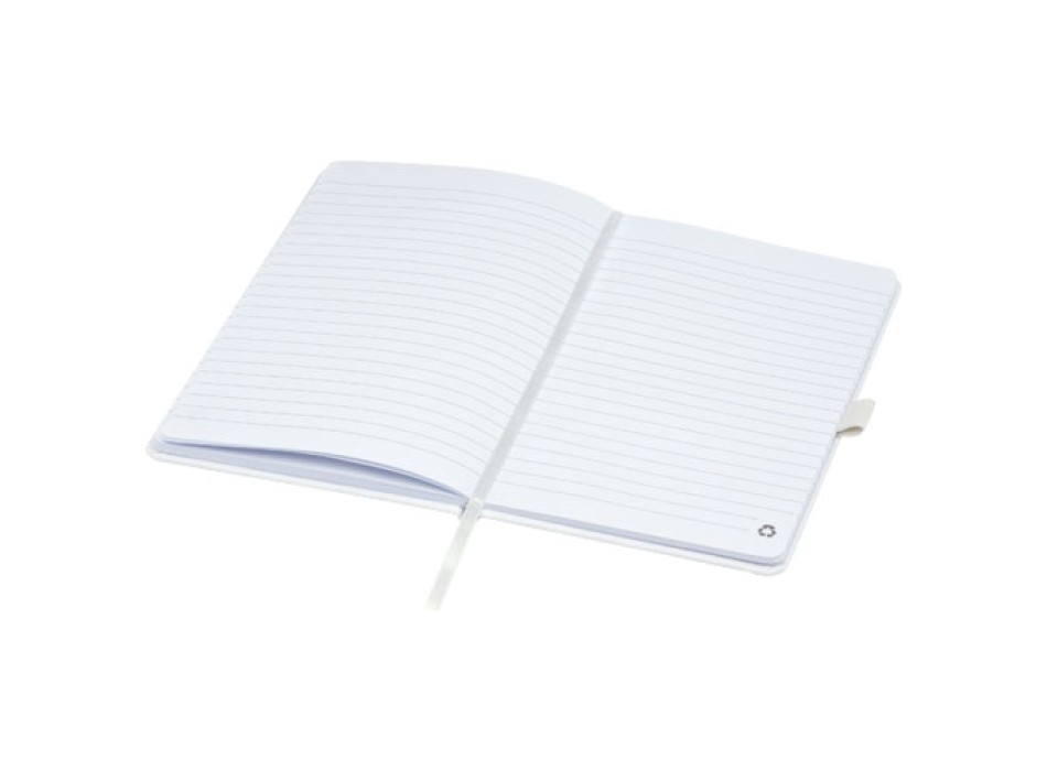 Blocco note A5 in carta riciclata con cover in PET riciclato Honua