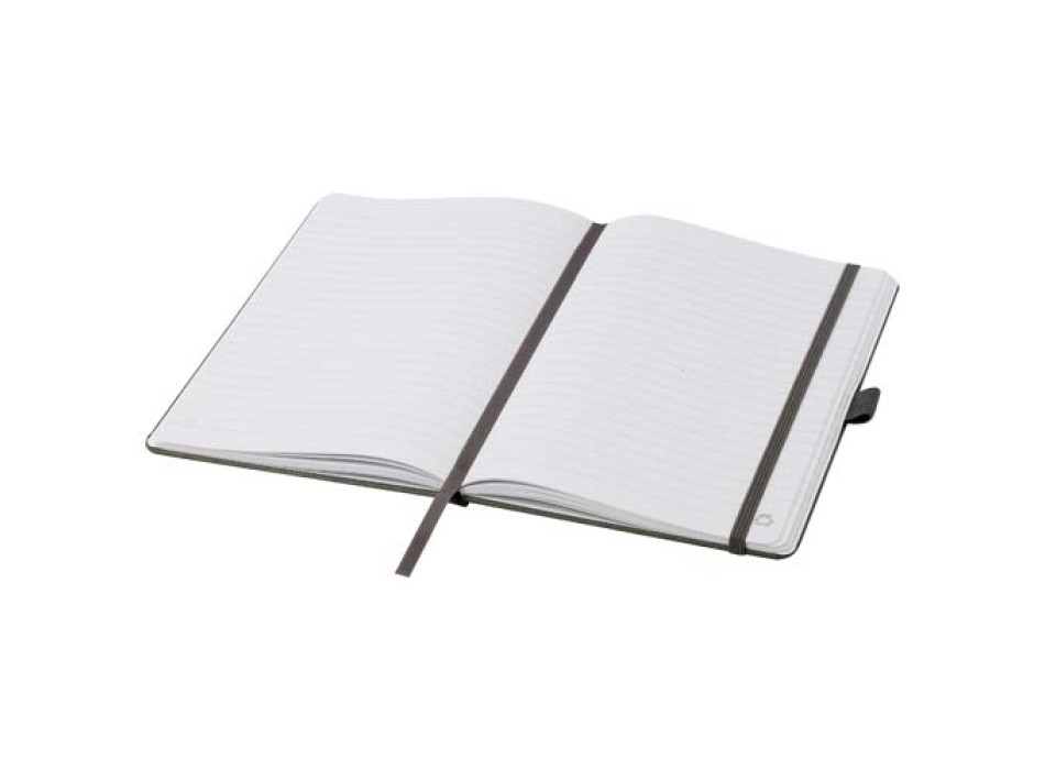 Blocco note A5 in carta riciclata con cover in PET riciclato Honua