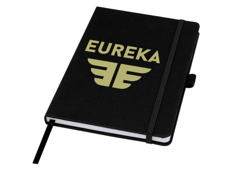 Blocco note A5 in carta riciclata con cover in PET riciclato Honua