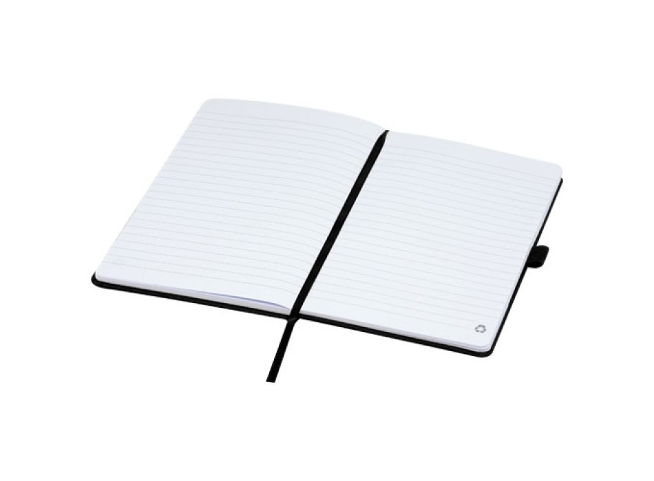 Blocco note A5 in carta riciclata con cover in PET riciclato Honua