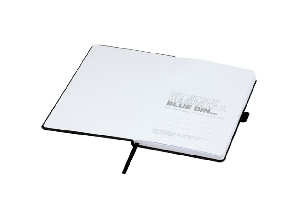 Blocco note A5 in carta riciclata con cover in PET riciclato Honua