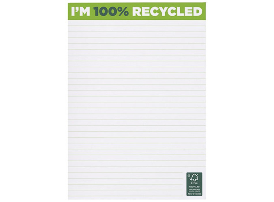 Blocco note A5 in carta riciclata Desk-Mate®