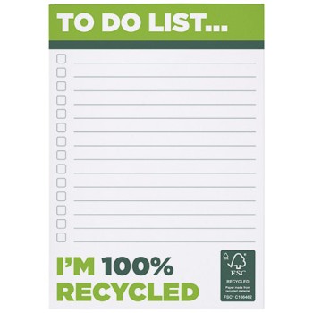 Blocco note A6 in carta riciclata Desk-Mate®