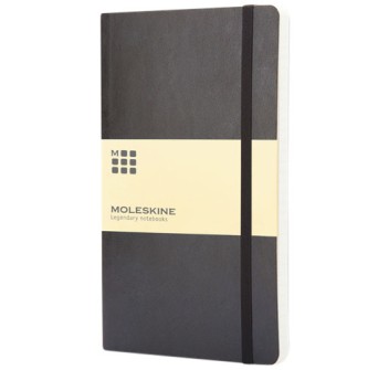 Blocco note con copertina morbida - a quadretti Moleskine Classic L