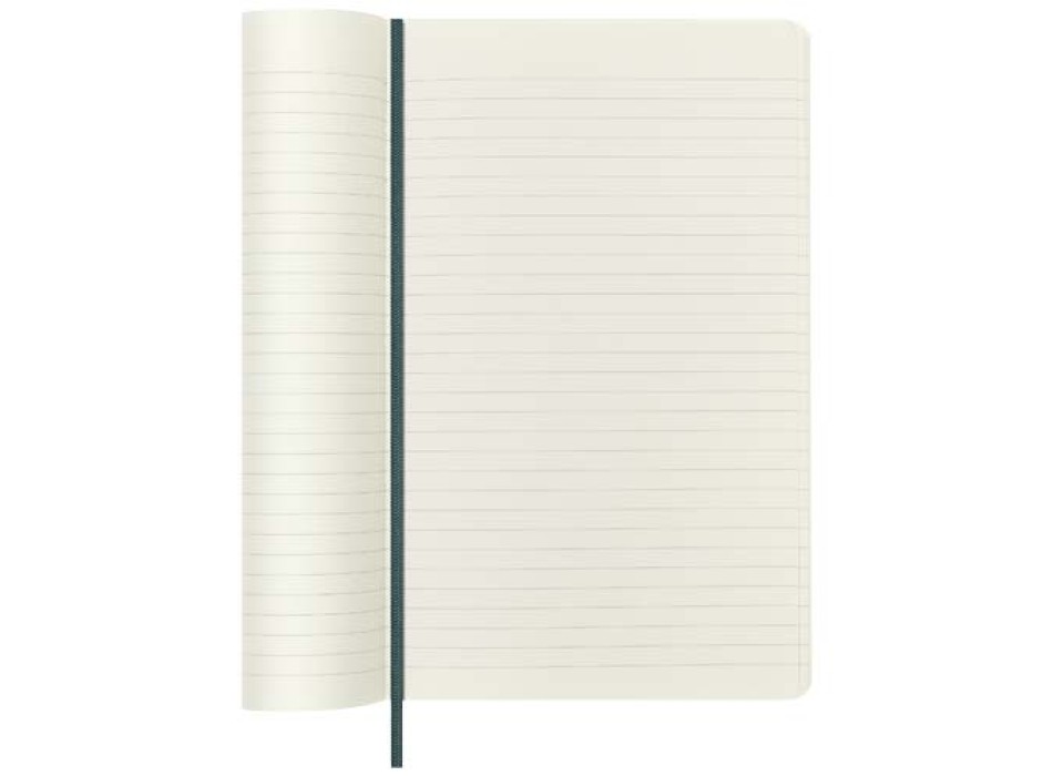 Blocco note con copertina morbida formato L - a righe Moleskine 100% VEGEA® Boa