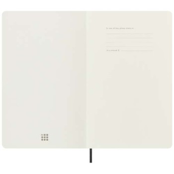Blocco note con copertina morbida formato L - a righe Moleskine 100% VEGEA® Boa