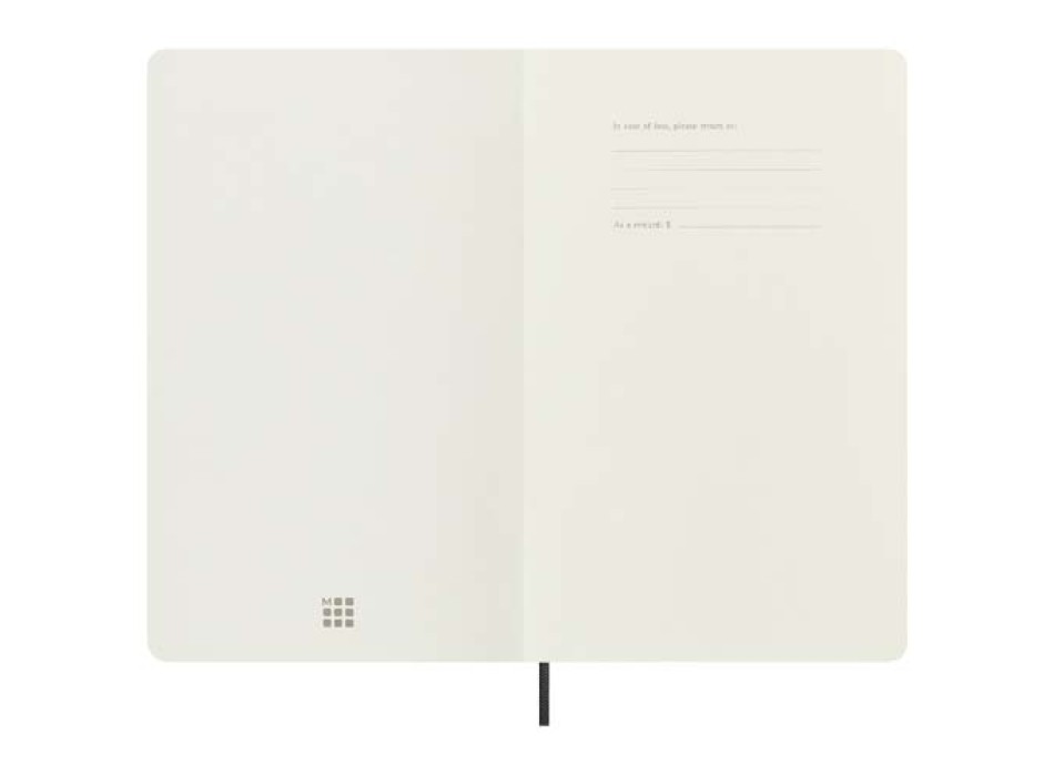 Blocco note con copertina morbida formato L - a righe Moleskine 100% VEGEA® Boa