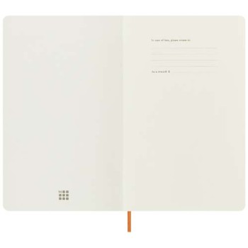 Blocco note con copertina morbida formato L - a righe Moleskine 100% VEGEA® Capri