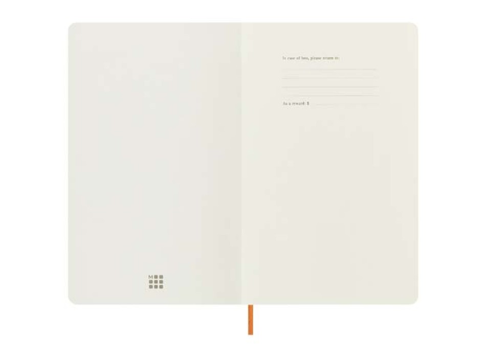 Blocco note con copertina morbida formato L - a righe Moleskine 100% VEGEA® Capri