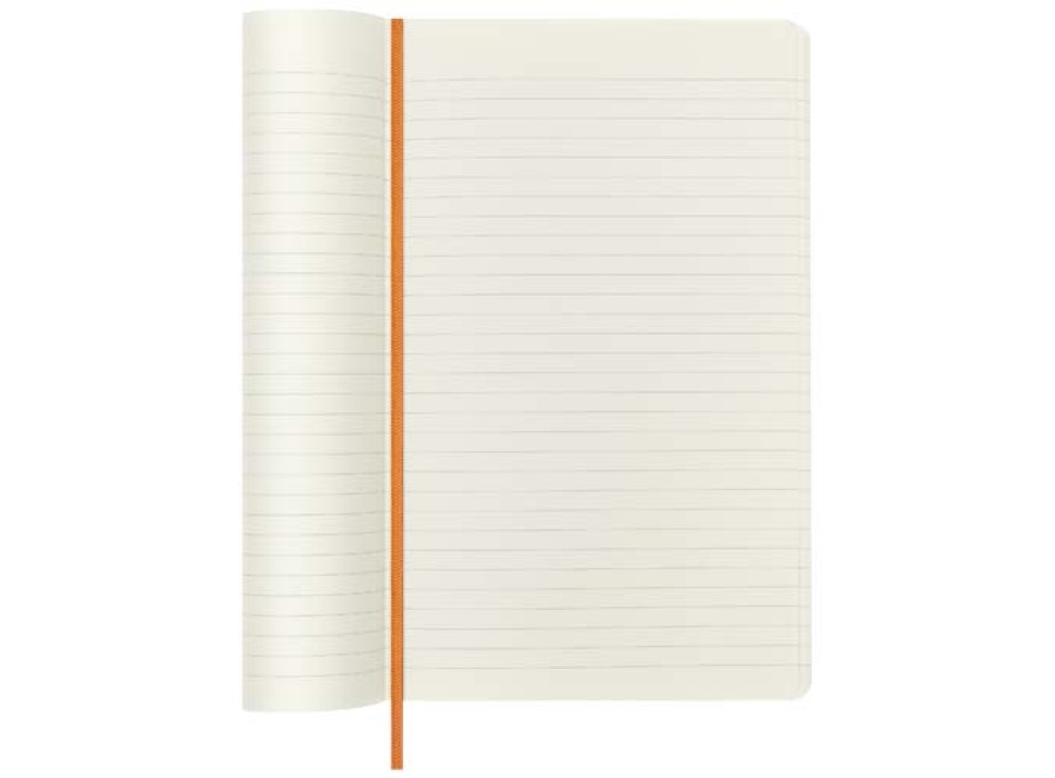 Blocco note con copertina morbida formato L - a righe Moleskine 100% VEGEA® Capri
