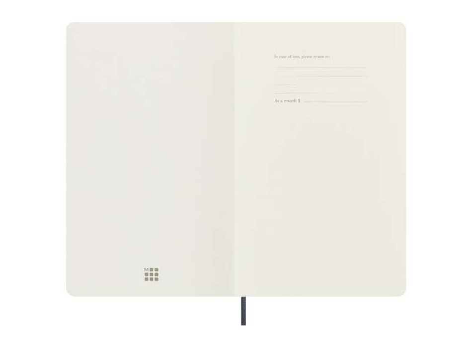 Blocco note con copertina morbida formato L - a righe Moleskine 100% VEGEA® Capri