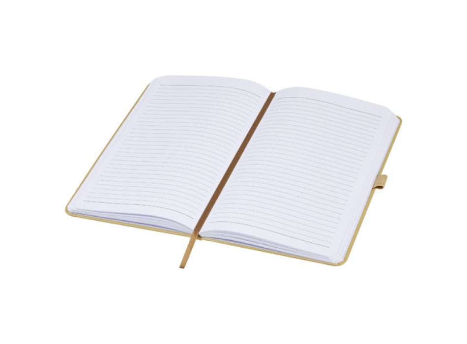 Blocco note con copertina rigida in carta crush Fabianna