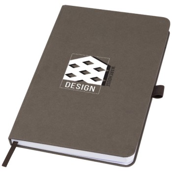 Blocco note con copertina rigida in carta crush Fabianna